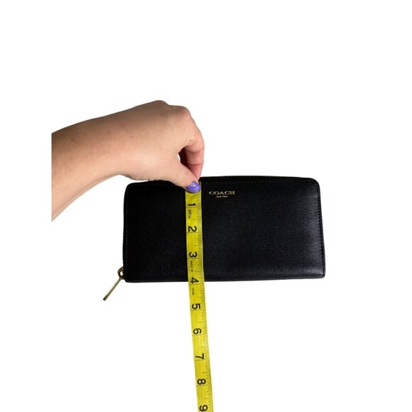 COACH Slim Zip Wallet in Saffiano Leather - Picture 7 of 7